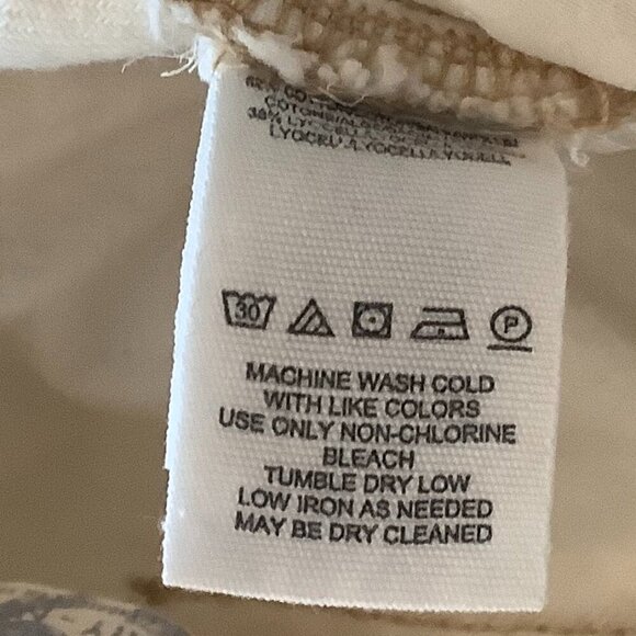 Free People We the Free distressed jeans 29 cream off white - Picture 7 of 8